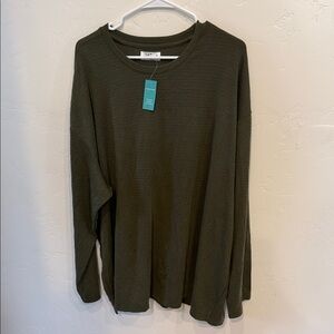 Olive Green Women's Top